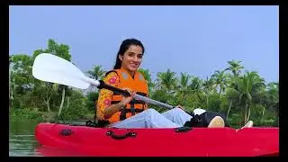 KAYAKING in the MOST BEAUTIFUL BACKWATERS of KERALA🌿