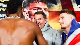Subriel Mat&iacute;as Mic&rsquo;d Up Trash Talk with Eddie Hearn & Dalton Smith | BTS Weigh-In Drama