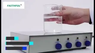 Four-position magnetic stirrer