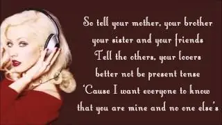 Christina Aguilera  Ain't No Other Man Lyrics