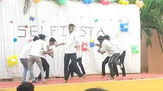 Dbatu university lonere freshers party dance