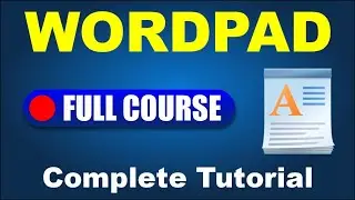 Wordpad full tutorial #windows #wordpad