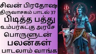 🕉️சிவன் பிரதோஷ திருவாசகம் பாடல் 31 | பிடித்த பத்து பொருளுடன் | பலன்கள் |  All In One Zone