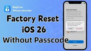 Сброс настроек iOS 26 до заводских без пароля!