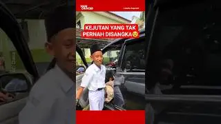 kejutan yang tak pernah disangka saat keluarga ini menjenguk anaknya di pondok pesantren
