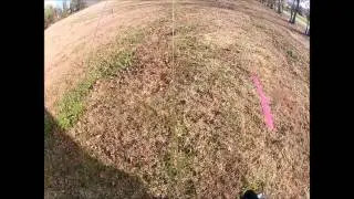 Arkansas hang gliding training scooter towing at the Perryville City Park