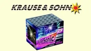 SuperSonic eine 29 Schuss Feuerwerksbatterie