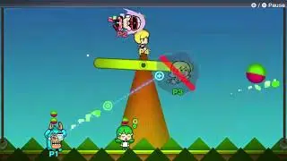 WarioWare Get It Together!: Sly Angle 4 Player Netplay Game 3 60fps