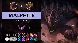 Malphite Mid vs Viktor - KR Master Patch 14.11