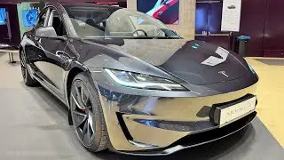 TESLA MODEL 3 FACELIFT 2025 &ndash; visual REVIEW & impressive TECH (363 miles range)