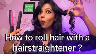 How to roll hair with a hair straightener | Baalo ko Straightener se Roll Kaise Kare | Step by Step