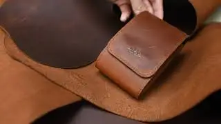 Making a Leather Piccolo Trumpet Lead Pipe Holder  Handcrafted from Scratch