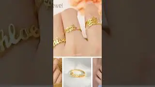 Customized Name Rings #rings #customized #shorts #youtubeshorts #shortvideo