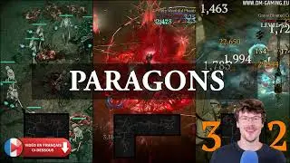 Endgame Paragons Necromancer Diablo 4, summoner, blood and bone spirit necromancer !