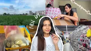 First vlog || First day of work || whole week Vlog🌸