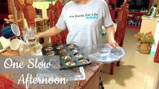 ✨ONE SLOW AFTERNOON 🏡 | CHOCOLATE MUFFINS | BIT OF CLEANING🧹| FOLDING 👚👕👖#silentvlog #minivlog 