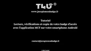 Toutes les &eacute;tapes pour v&eacute;rifier et copier votre badge d'immeuble avec MCT sur smartphone Android
