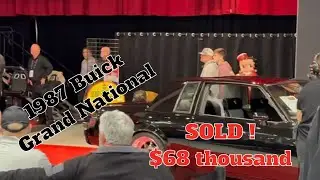 1987 Buick Grand National sells for $68 thousand