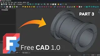 Plummer Block Assembly | FreeCAD Tutorials | Part 3 Bearing | CADVerse