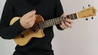 Lanikai FM-CETT Flame Maple Thin Tenor Acoustic-Electric Ukulele | The Ukebug