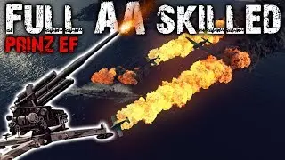 Prinz Eitel Friedrich - Full AA skilled || World of Warships