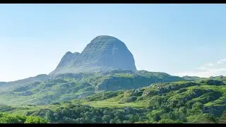 Wild Camping on Summit of Suilven Mountain - 1080p Drone Footage