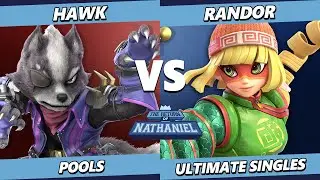 The Return of Nathaniel - Hawk (Wolf) Vs. RandoR (Min Min) Smash Ultimate - SSBU