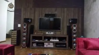 Polk audio Rti A9 with music angle tube amp