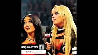 All Women's tag team attack Eachother on Raw #wwe #raw #liv #rhea #iyo #auska #vayley #viral