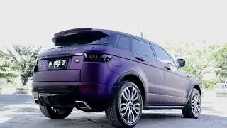 RR Evoque Wrapping sticker ghos metallic midnight purple