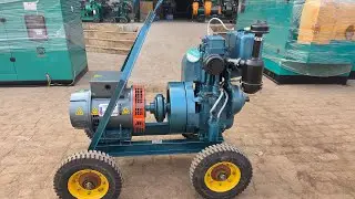10kva Generator Kirloskar Engine Kirloskar Alternatour Big Tyre Trolly | Chadha Generators Pvt Ltd