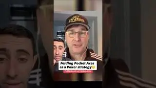 Hellmuth on Pocket Aces 👀🤔#poker #pokerplayer #philhellmuth