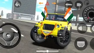 Modified Mahindra Thar Night Rain Offroad 🔥 | New Gameplay | Indian SUV Game