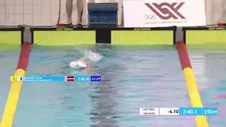 Ieva Maļuka 400 krauls (Latvijas rekords)  |  Latvijas 96. atklātais čempionāts peldēšanā