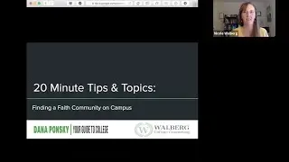 20 Minute Tips & Topics - Finding a Faith Community on Campus