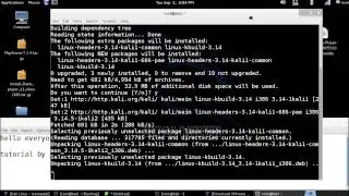 Kali Linux - Install Kernel Headers (FIX VMWARE PLAYER) 2014 !