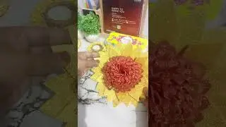 Glitter paper decor item #DIY#homedecoritem#wallcraft#creativity
