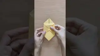 Simple and beautiful origami flower pot