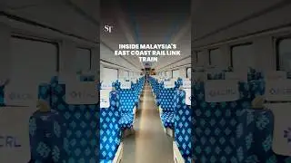 Inside Malaysia's East Coast Rail Link train