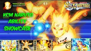 KCM Naruto Ability Showcase  Naruto X Boruto Ninja Voltage