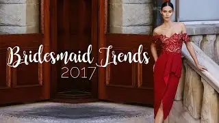 Bridesmaid Dress Trend for 2017 | Off Shoulder Dresses