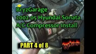 2002-05 Hyundai Sonata AC Compressor Replacement Part 4
