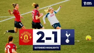 Manchester United 2-1 Spurs Women l Extended League Cup Highlights 🎥