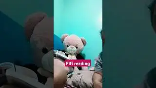 Wow fifi is reading #shorts #reading #books #funny #learning #kulitan with fifi