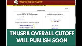 TNUSRB OVERALL CUTOFF RELEASE DATE | 2021