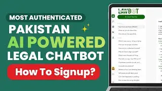 How to Signup for Pakistan Law Bot | Public User Guide