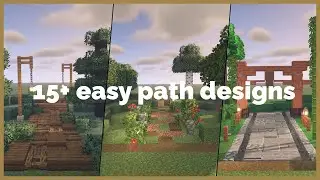 Minecraft: 15 Road and Path Designs