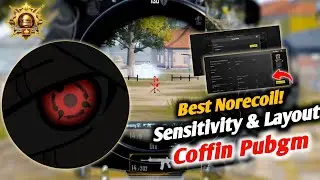 New 🔥 Coffin Sensitivity Code & Layout Code 2023 | Sensitivitas PUBG Mobile Terbaik Norecoil