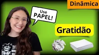DINÂMICA PARA CÉLULA  SOBRE GRATIDÃO/QUEBRA GELO PARA CÉLULA/DINÂMICA FACIL E RAPIDA/DINÂMICAS/LEGAL