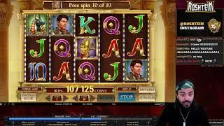 $100k Slot Jackpot Bonus Spin LIVE on Twitch! (Roshtein)